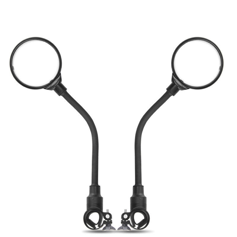 Bicycle Rearview Mirror with Adjustable Arm – Black