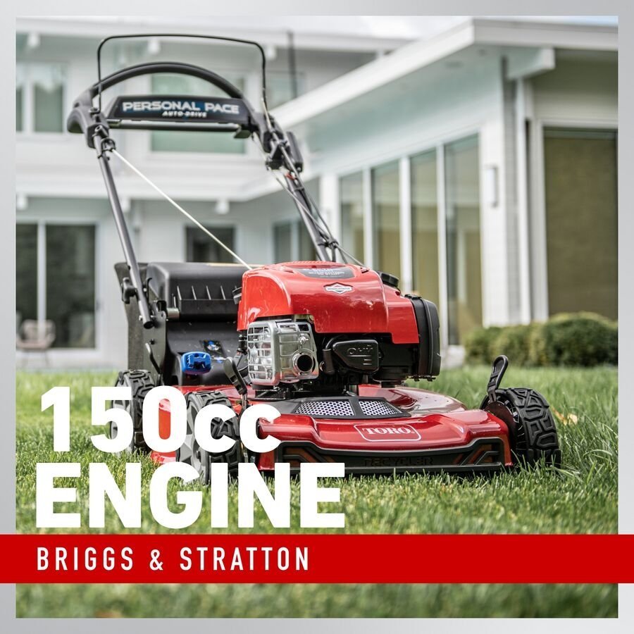 Toro 22" Electric-Start Recycler Personal Pace Self-Propelled Gas Lawn Mower - Image 3