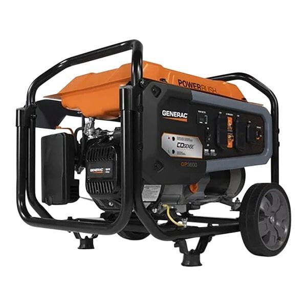 Generac GP Series GP3600 Gasoline-Powered Portable Generator with Recoil Pull Start 7721 - 3,600/4,500W, 120V - Image 3