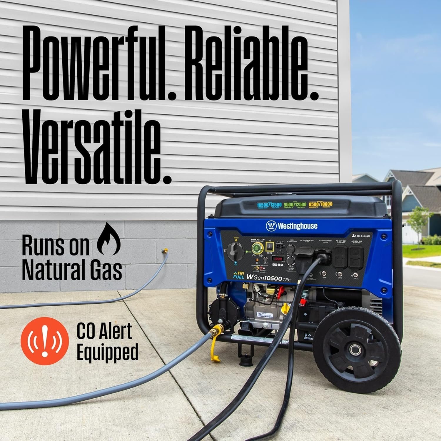 Westinghouse 13,500 Peak Watt Dual Fuel Portable Generator - Image 2