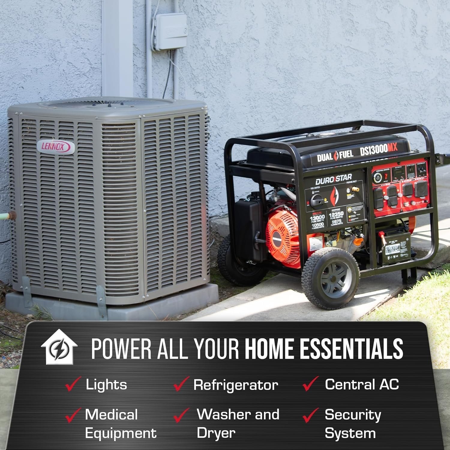 DuroMax DS13000MX Dual Fuel Portable Generator - Image 3