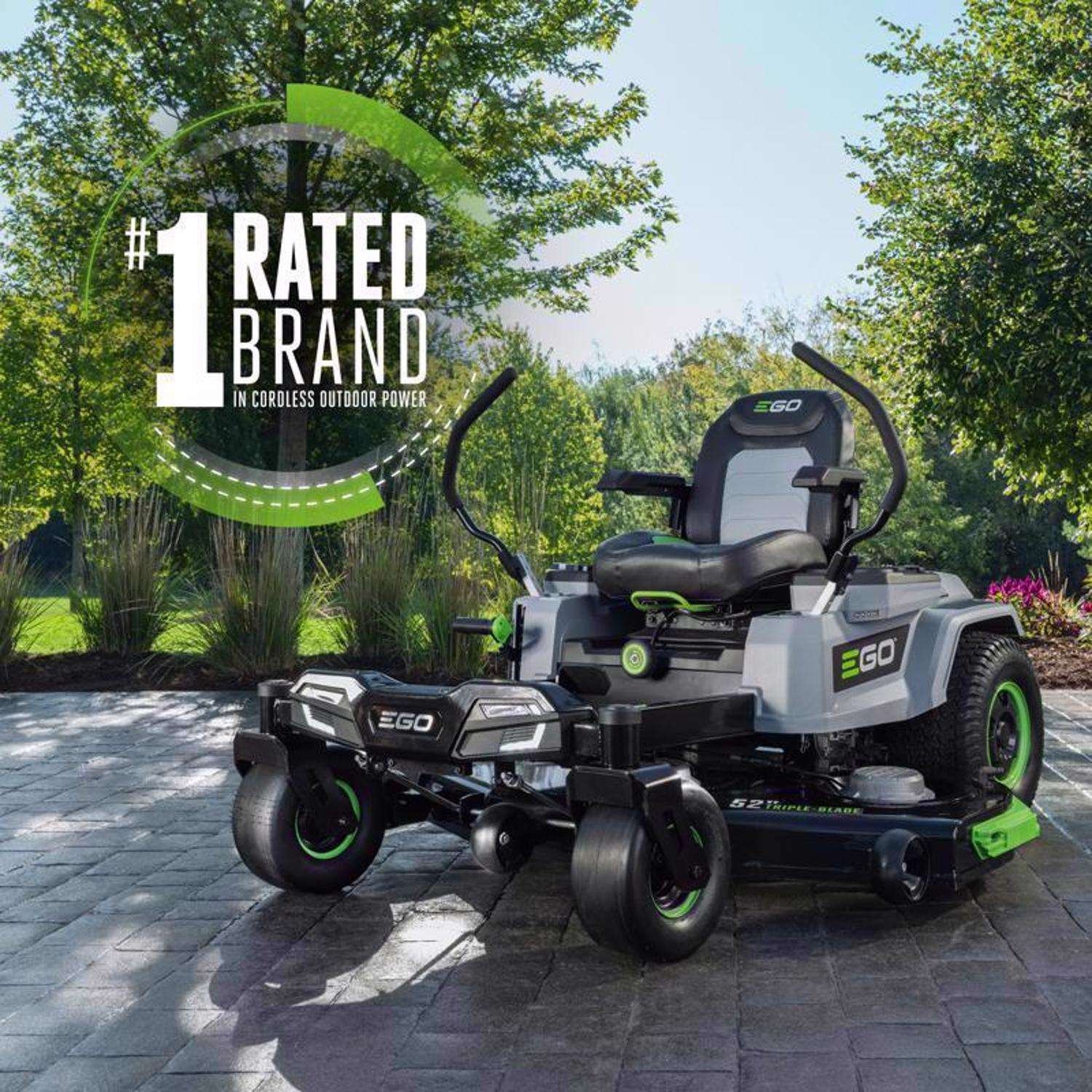 EGO Power+ Z6 ZT5207L 52 in. 56 V Battery Zero Turn Riding Mower Kit (Battery & Charger) W/ SIX 12.0 AH BATTERIES - Image 7