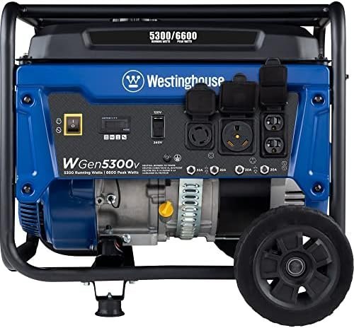Westinghouse 6600 Peak Watt Home Backup Portable Generator, Transfer Switch Ready 30A Outlet, RV Ready 30A Outlet - Image 10