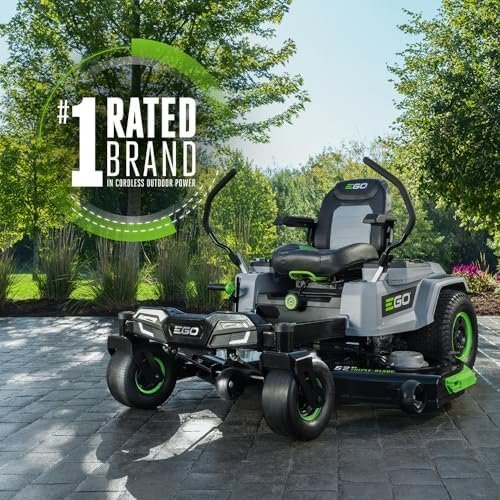 EGO Power+ Electric Riding Lawn Mower, 52" Deck with Zero Turn Radius, Includes (6) 56V 12.0Ah Batteries and Charger - ZT5207L - Image 5