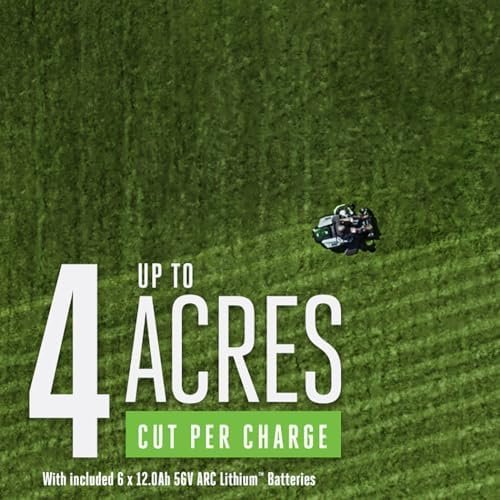 EGO Power+ Electric Riding Lawn Mower, 52" Deck with Zero Turn Radius, Includes (6) 56V 12.0Ah Batteries and Charger - ZT5207L - Image 2
