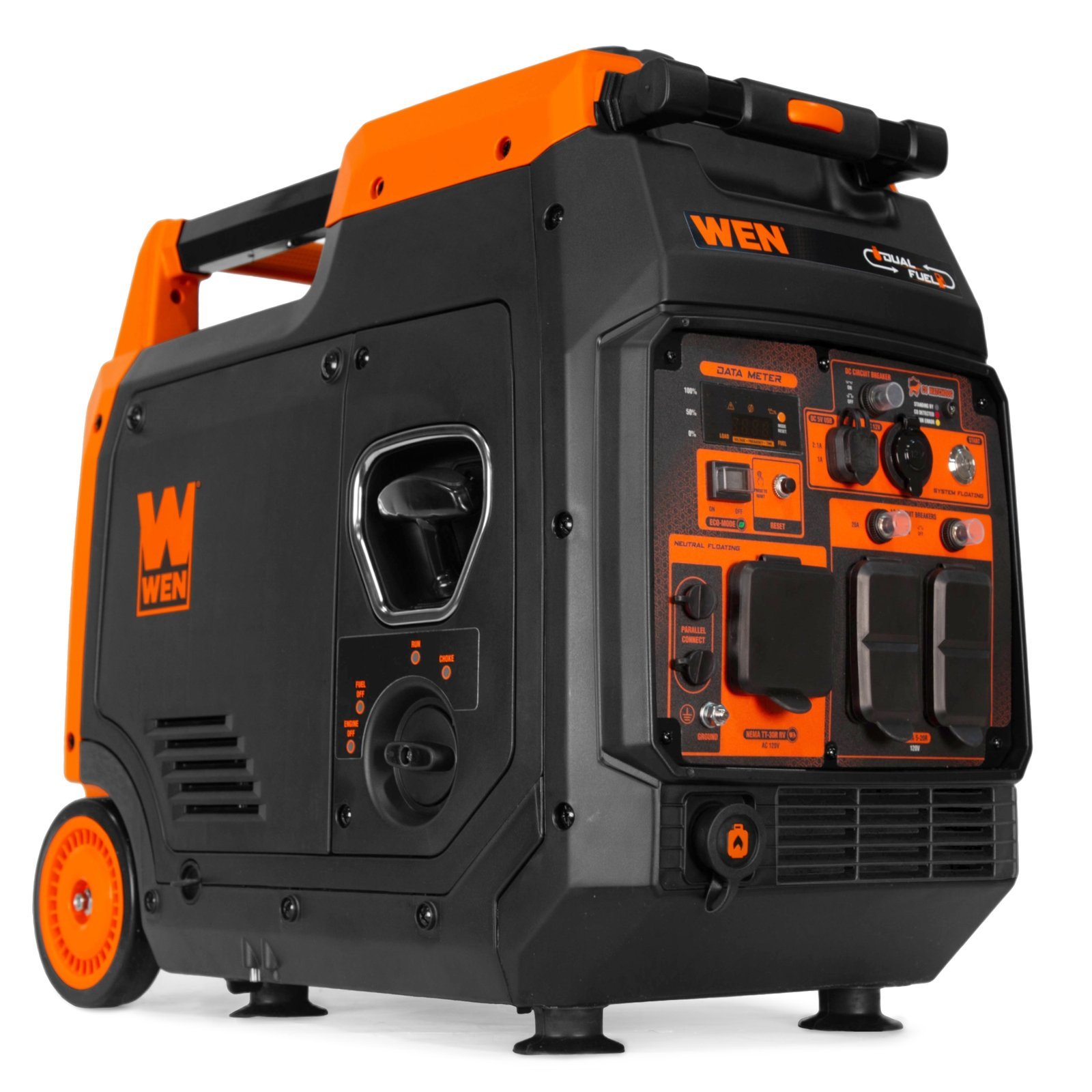 WEN DF480iX Quiet and Lightweight 4800-Watt Dual Fuel RV-Ready Electric Start - Image 5